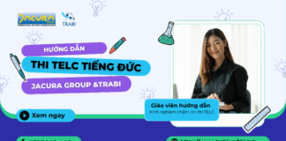 Thi TELC tiếng Đức 2025 cùng TRABI và JACURA Group