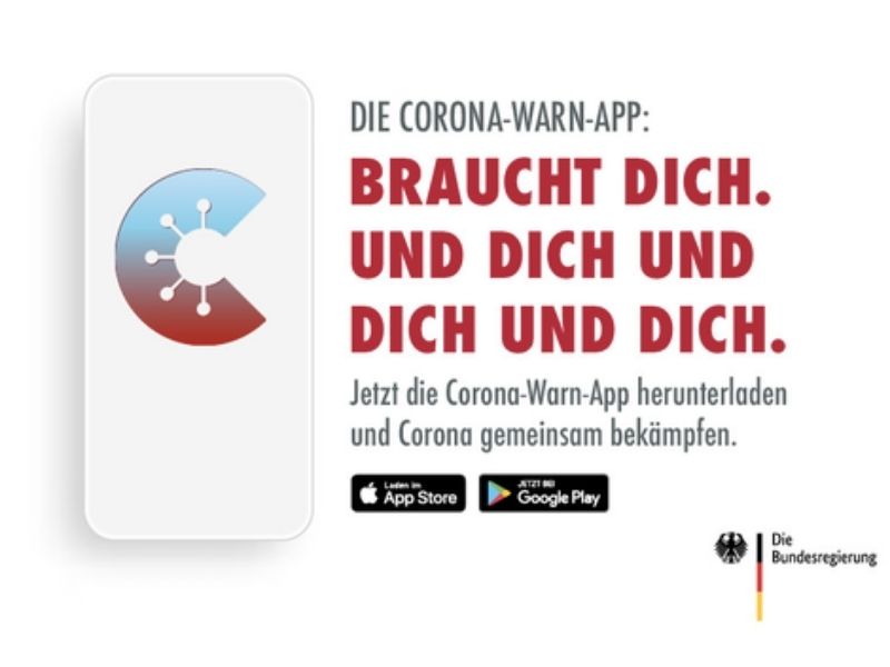 ứng dụng cảnh báo corona tại Đức