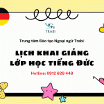 lịch khai giảng lớp học tiếng đức