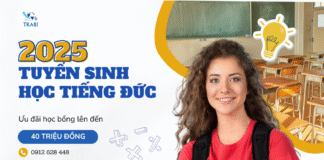 tuyển sinh học tiếng Đức 2025