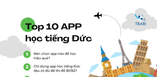 Top 10 app học tiếng Đức